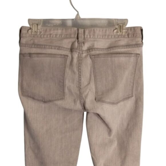 J Crew Factory Size 27 Jeans Womens Gray Denim Skinny Toothpick Stretch Low Rise - Picture 7 of 7